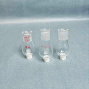 Assorted KONTES Wilmad Heavy Wall Recovery Flasks 10 ml 14/20 Outer Joint - Total of 11 Flasks Glassware Kontes