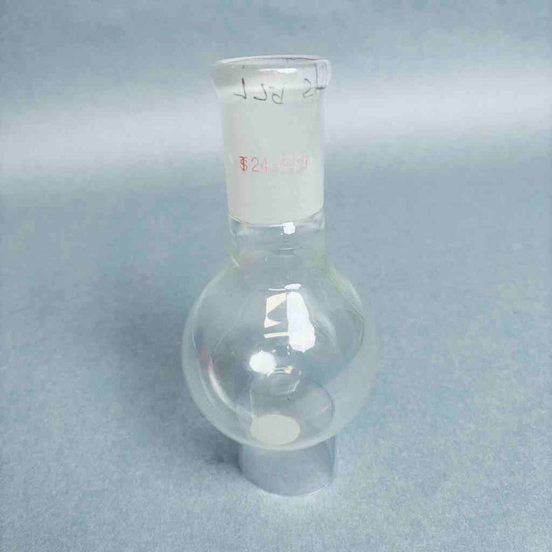 Assorted PYREX 4320-100 Kontes 601000-0224 100 ml Round Bottom Flask Single Neck 24/40 Outer Joint - Lot of 5 Flasks Jointed Glassware Corning