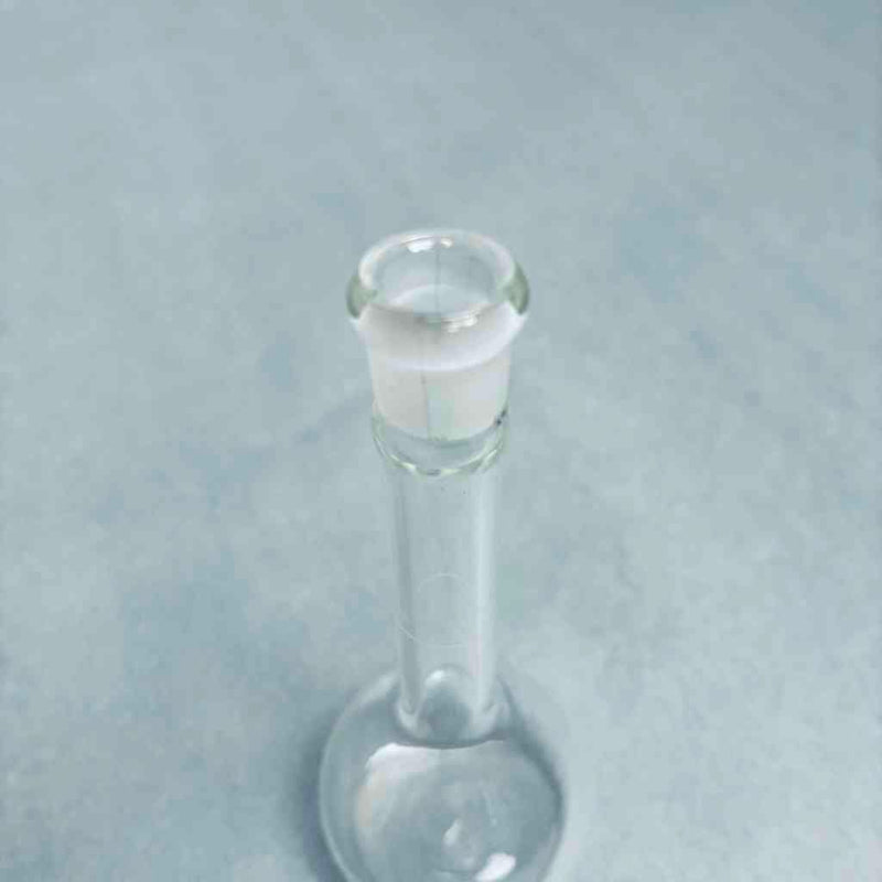 Assorted PYREX VWR KIMAX Volumetric Flask Class A 25 ml with Stopper No. 9 - Total of 8 Flasks Glassware PYREX