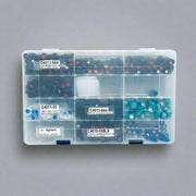 Assorted Vial Cap Kit with Septa Total of 1000 Caps Vials Agilent