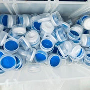 Assorted Vial Cap Kit with Septa Total of 1000 Caps Vials Agilent