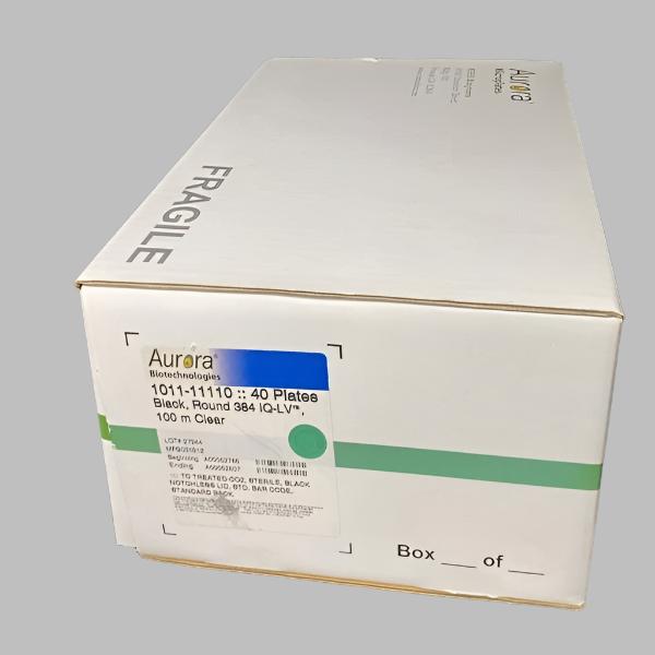 Aurora Microplate 384 Well IQ-LV Black Sealed 40 Plates Lab Consumables::Storage and Culture Plates Aurora
