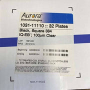 Aurora Microplate 384 Well with Barcode Sterile 16 Plates Petri Dishes/Culture Plates Aurora