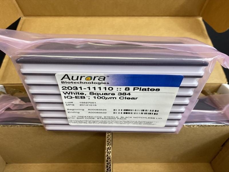 Aurora Microplate 384 Well IQEB Black 24 Plates — Life Sciences Trading