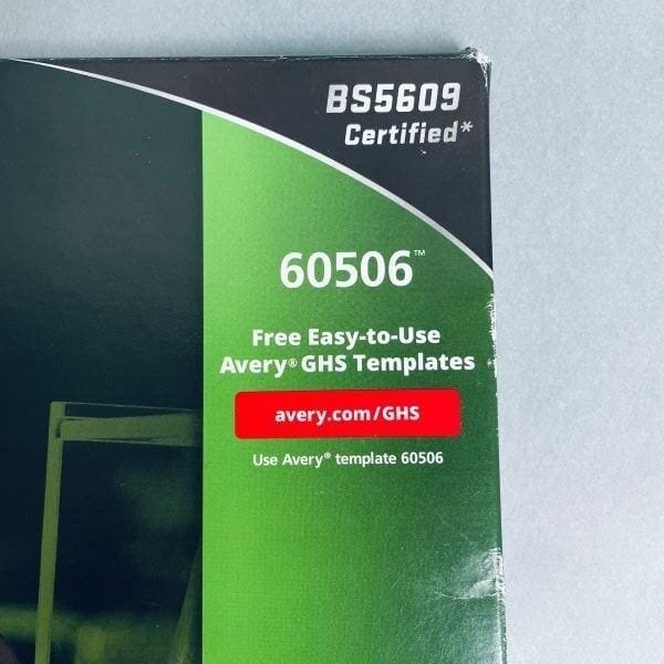 Avery UltraDuty GHS Chemical Labels for Laser Printers 48 Sheets — Life ...