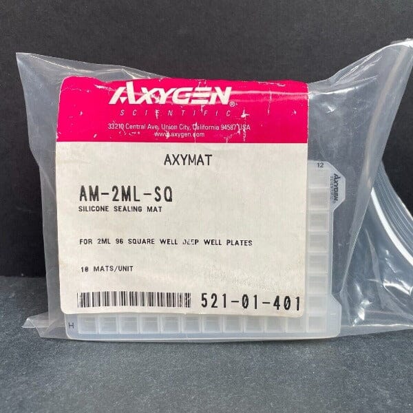 Axygen AxyMat Microplate Sealing Mat 96 Well Silicone Total of 20 Mats Lab Consumables::Storage and Culture Plates Axygen