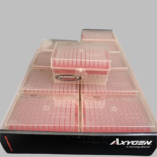 Axygen Pipette Tips 20 ul Sealed Racks Case of 10 Racks with 96 Tips Each Pipettes & Pipette Tips Axygen