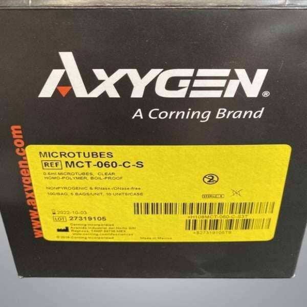 Axygen Tube with Attached Cap 0.6 ml Snaplock 500 Tubes Lab Consumables::Tubes, Vials, and Flasks Axygen