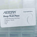 Azzota Deep Well Microplate V-Bottom 96 Well 2 ml Sterile Total of 25 Plates Microplates Azzota