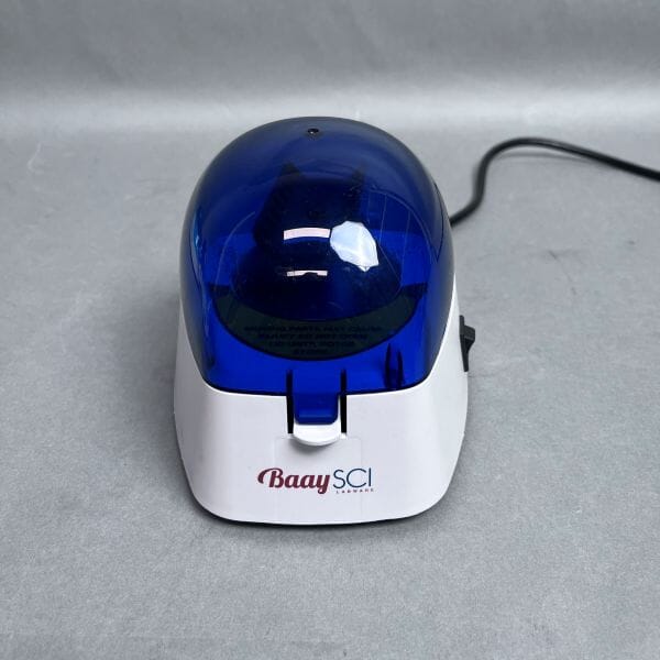 BaaySci Mini Centrifuge Blue Cover with PCR Tube Rotor and Power Cord Centrifuges BaaySci