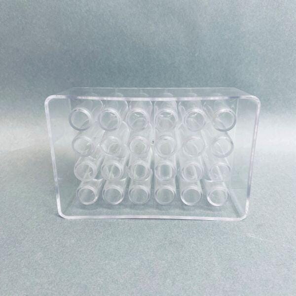 BD CSampler Tube Rack 24 Places Clear Tube Racks BD Biosciences