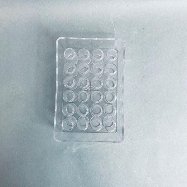 BD CSampler Tube Rack 24 Places Clear Tube Racks BD Biosciences