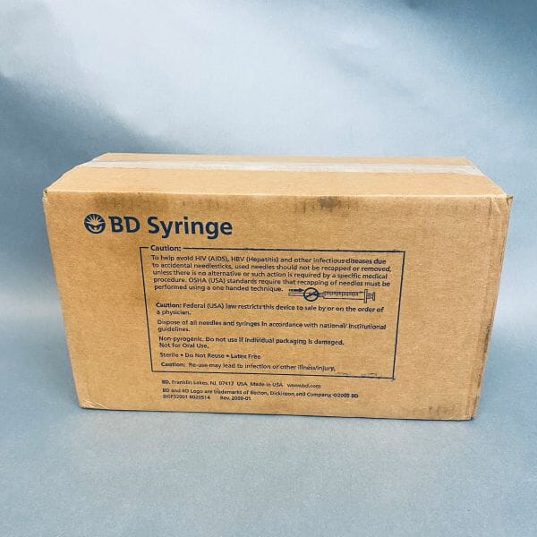 BD Luer Slip Tip Syringe 3 ml Case of 200 Syringes Life Sciences Trading