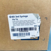 BD Luer Slip Tip Syringe 3 ml Case of 200 Syringes Life Sciences Trading