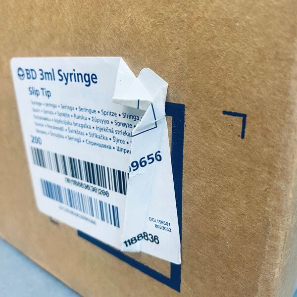 BD Luer Slip Tip Syringe 3 ml Case of 200 Syringes Life Sciences Trading