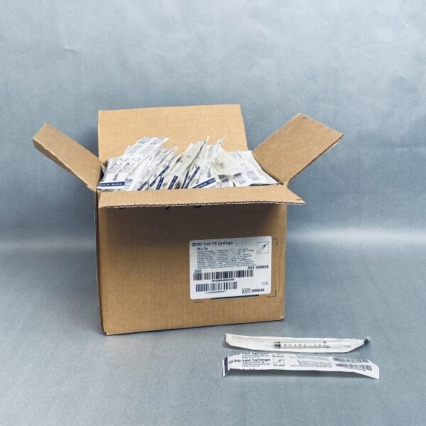 BD Luer Slip Tip Tuberculin Syringe 1 ml PP Total of 400 Syringes Other Becton Dickinson