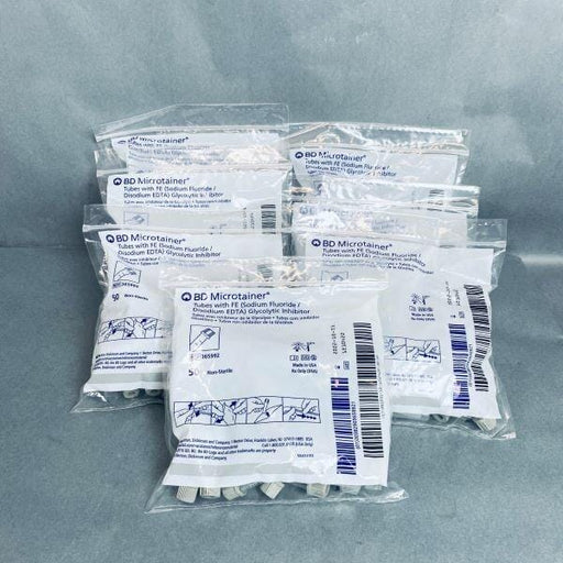 BD Microtainer Tubes with FE Glycolytic Inhibitor 7 packs of 50 Tubes Each Other Becton Dickinson