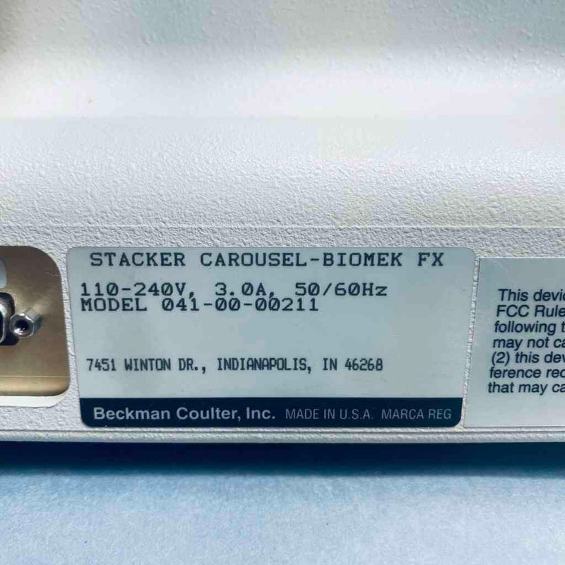 Beckman Coulter Biomek FX Microplate Stacker Carousel with Pendant Other Automation Beckman Coulter