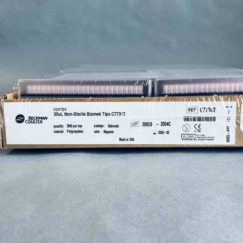 Beckman Coulter Biomek Pipette Tips Non Sterile 30 ul Racks with 384 Tips Pipets & Pipette Tips Beckman Coulter