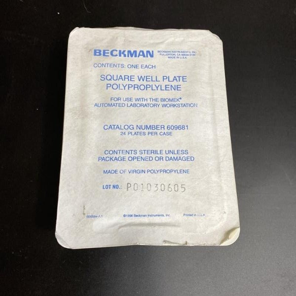 Beckman Coulter Microplate 96 Well 2 ml Deep Well Individually Sealed 18 Plates Lab Consumables::Storage and Culture Plates Beckman Coulter