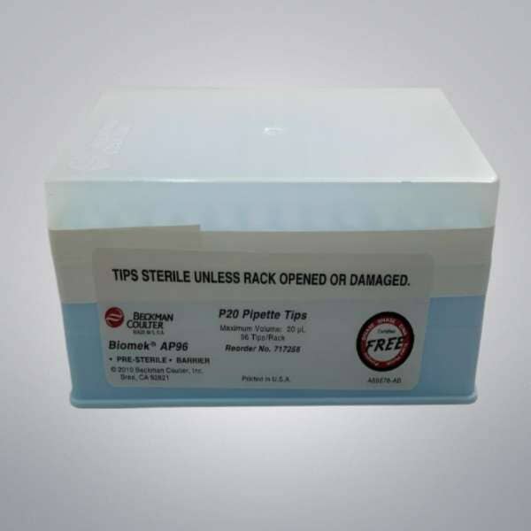 Beckman Coulter Pipette Tips 20 ul Sterile Barrrier for Biomek 10 Rack ...