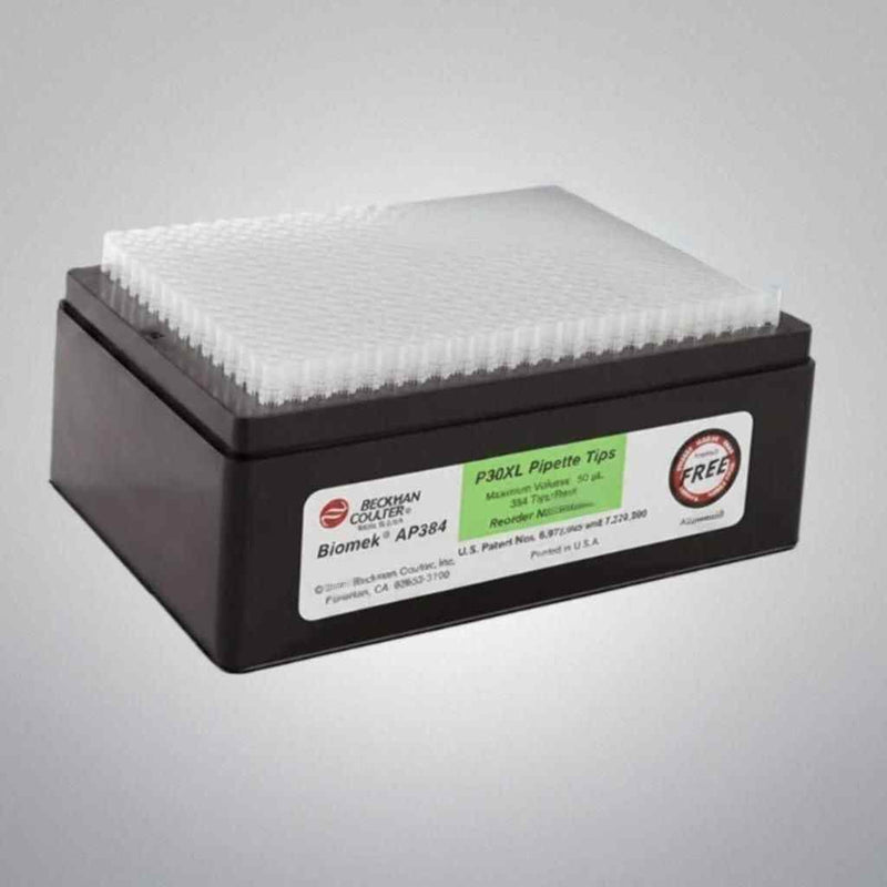 Beckman Coulter Pipette Tips AP384 P30XL 50ul Sealed Case of 3840 Tips Pipets & Pipette Tips Beckman Coulter
