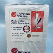 Beckman Coulter Pipette Tips P1000 Span-8 Sterile 1000 ul Total of 480 Tips Pipettes & Pipette Tips Beckman Coulter