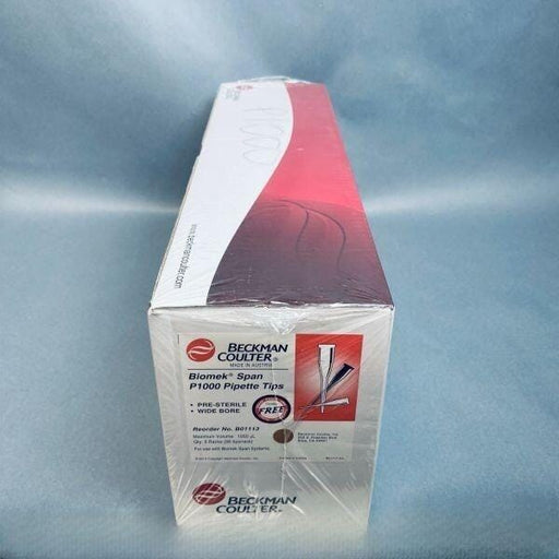 Beckman Coulter Pipette Tips P1000 Span-8 Sterile 1000 ul Total of 480 Tips Pipettes & Pipette Tips Beckman Coulter