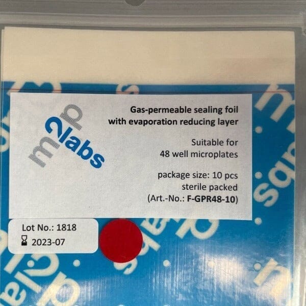 Beckman Coulter Sealing Foil Gas-Permeable for Automation Total of 60 Seals Lab Consumables::Storage and Culture Plates Beckman Coulter