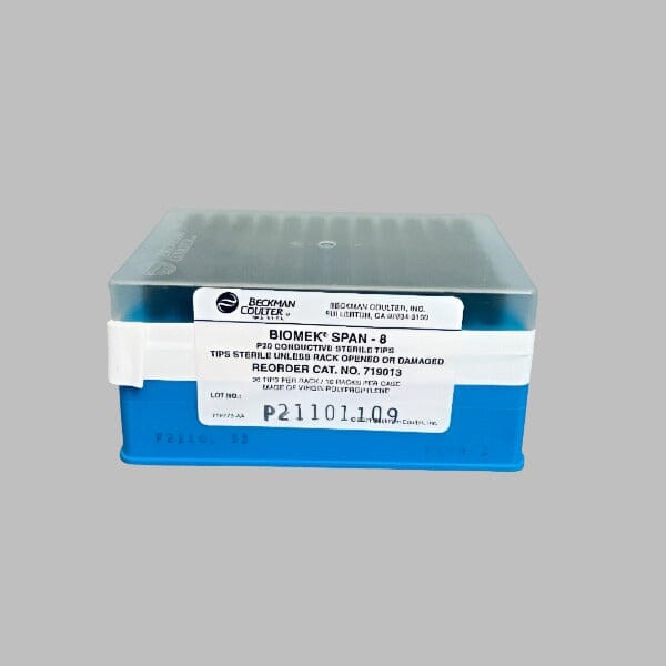 Beckman Coulter Span-8 Pipette Tip Conductive Sterile 10 Racks with 96 Tips Each Pipettes & Pipette Tips Beckman Coulter