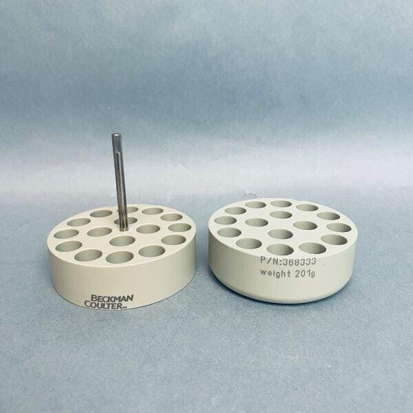 Beckman Coulter Swing Bucket Adapter 16 x 7 ml Tubes Lot of 2 Adapters Centrifuge Rotors & Buckets Beckman Coulter