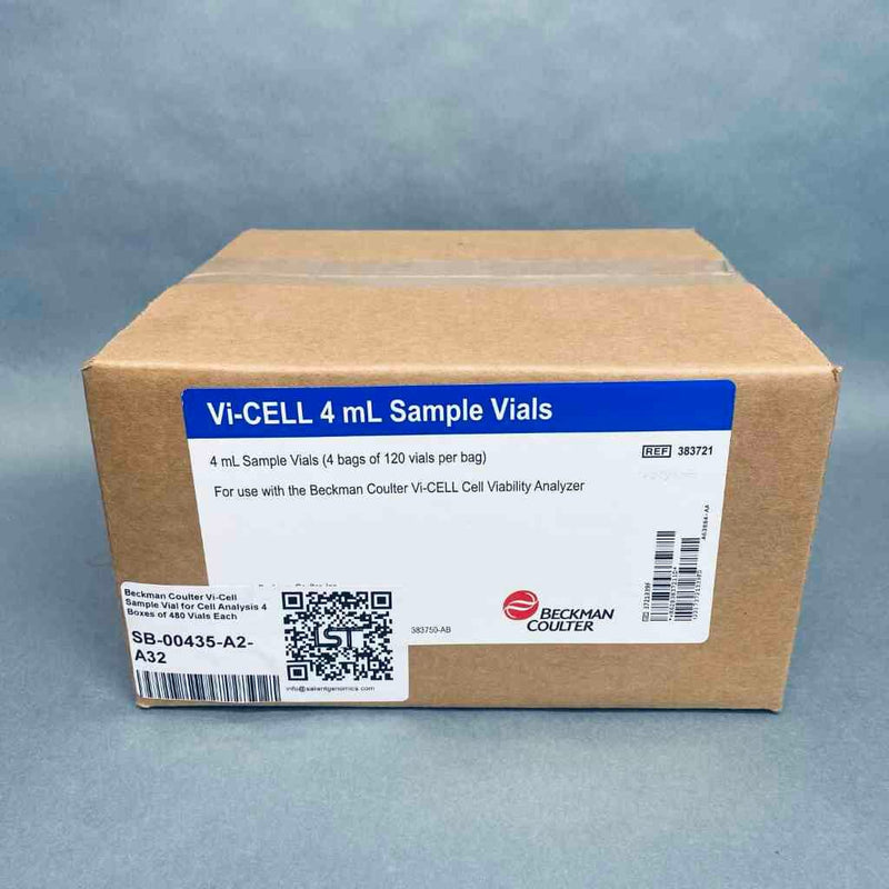 Beckman Coulter Vials Vi-Cell XR 4 ml Total of 1920 Vials Vials Beckman Coulter