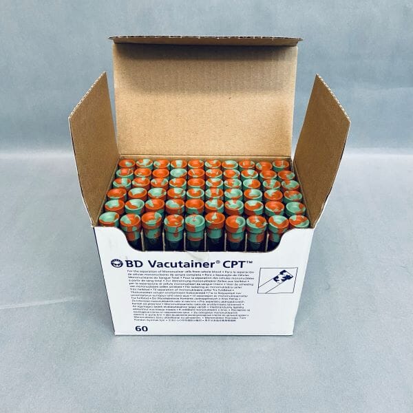 Becton Dickinson Vacutainer CPT 8 ml Case of 60 Tubes Blood Collection Tubes Becton Dickinson