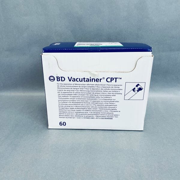 Becton Dickinson Vacutainer CPT 8 ml Case of 60 Tubes Blood Collection Tubes Becton Dickinson