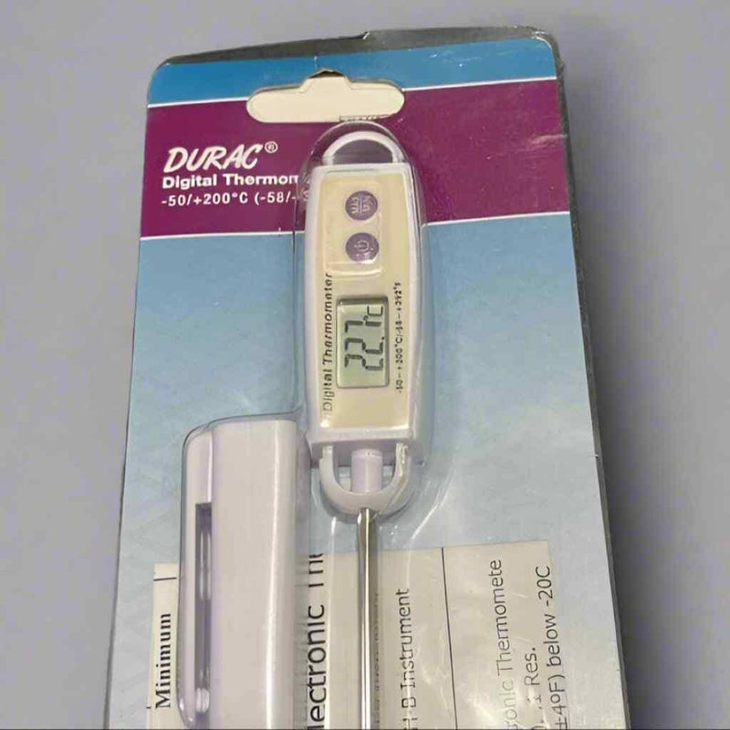 Bel-Art Digital Thermometer Water Resistant with 5 in. Stem Other Thermometers Bel-Art