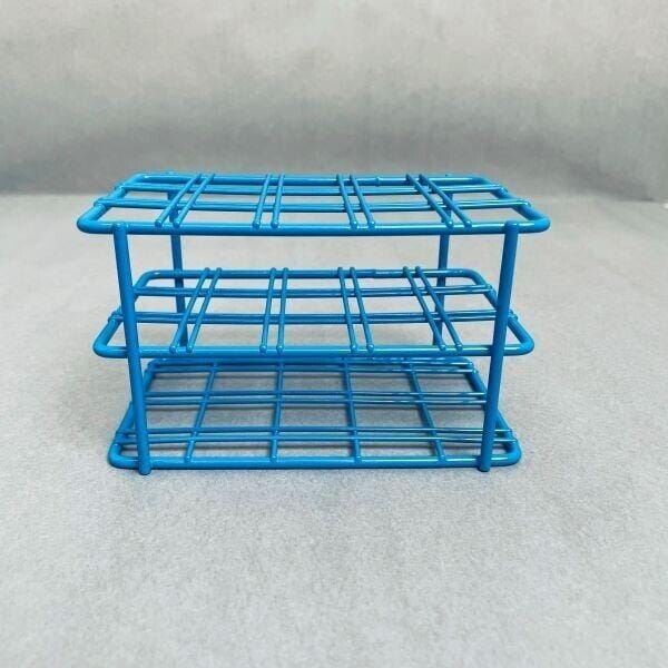 Bel-Art Epoxy Coated Tube Rack 15 Place for 15 ml Tubes — Life Sciences ...