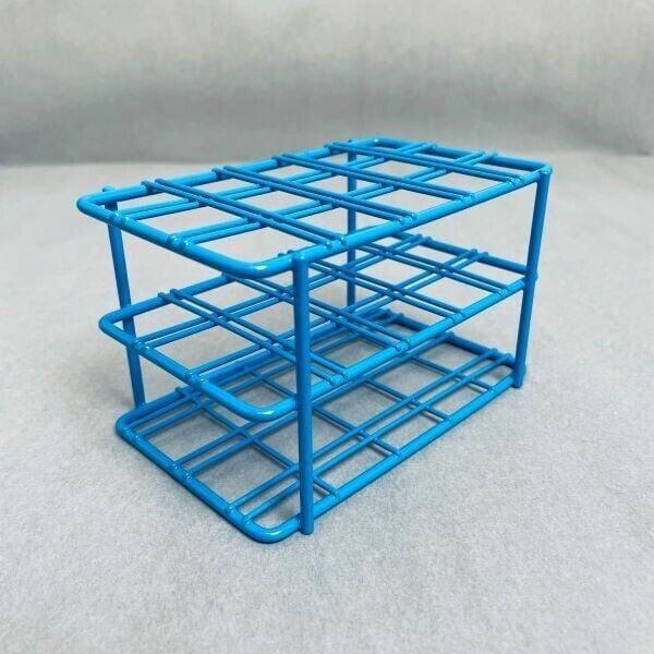 Bel-Art Epoxy Coated Tube Rack 15 Place for 15 ml Tubes — Life Sciences ...