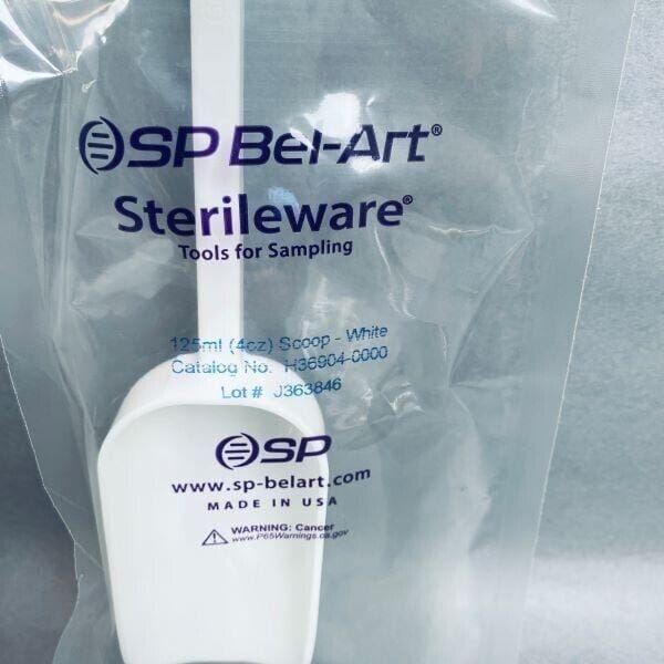 Bel-Art Sampling Scoop 4 oz Polypropylene Total of 100 Scoops Other Medical & Lab Equipment BelArt