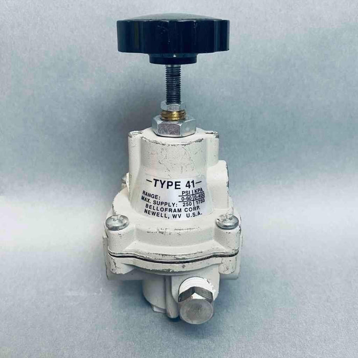 Bellofram Type 41 Compressed Air Regulator 1/4 in NPT Female Fittings Air Pressure Regulators Bellofram