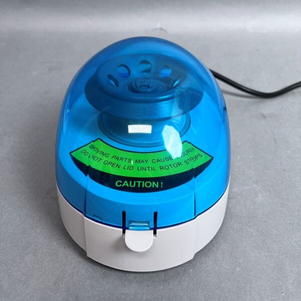 Benchmark MyFuge Mini Centrifuge Blue Includes 2 Fixed-Angle Rotors and Adapters Centrifuges Benchmark