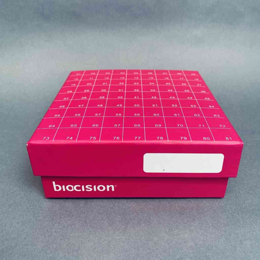 Biocision Freezer Box TruCool Pink Hinged Case of 50 Freezer Racks Tube Racks Biocision
