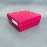 Biocision Freezer Box TruCool Pink Hinged Case of 50 Freezer Racks Tube Racks Biocision