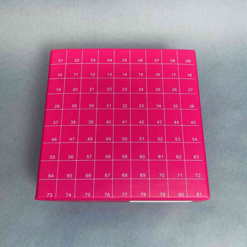 Biocision Freezer Box TruCool Pink Hinged Case of 50 Freezer Racks Tube Racks Biocision