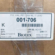 Biodex Vial Pig PET 1 in. Lead Shield for 30 ml Vial Lab Equipment Biodex