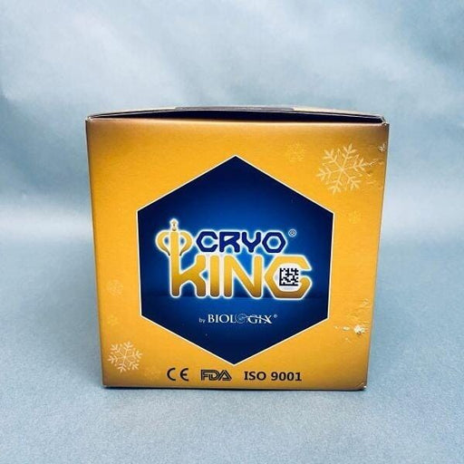 Biologix CryoKING Cryogenic Storage Boxes Blue 100 Well Case of 12 Boxes Tube Racks Biologix