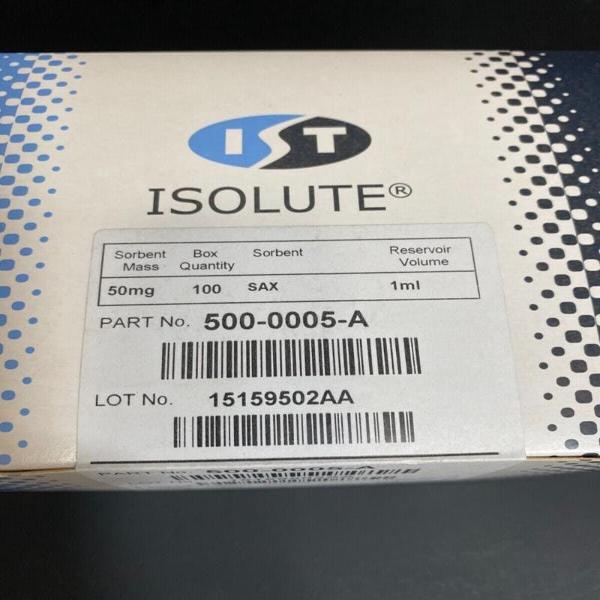 Biotage ISOLUTE SAX SPE Column 50 mg Sealed 100 Columns Filters Biotage