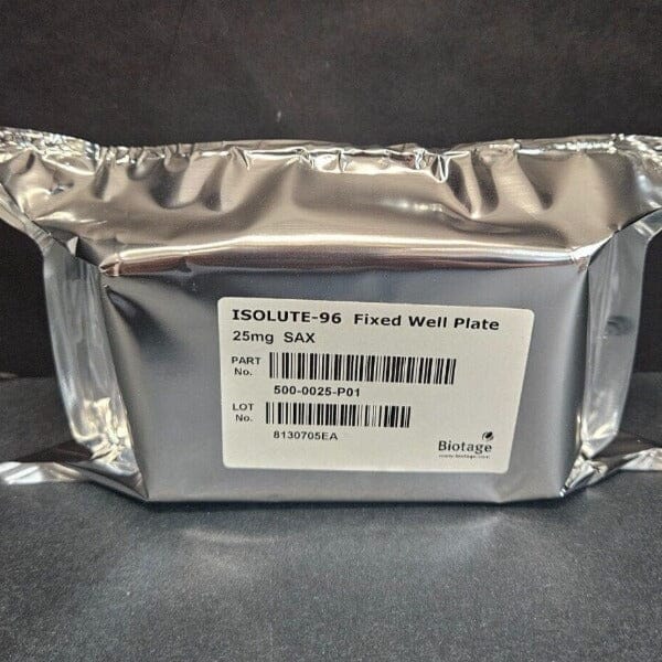 Biotage Microplate Isolute SAX 96 Well 25 mg Each Well Sealed Plate Filters Biotage