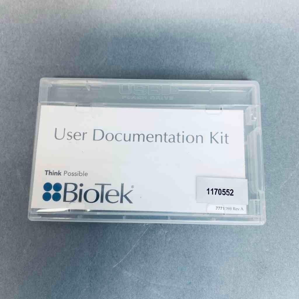 Biotek User Documentation Kit with 1171039 User Manual USB Rev. F ...