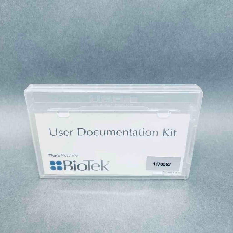 Biotek User Documentation Kit with 1171039 User Manual USB Rev. F Computer and Equipment Software BioTek