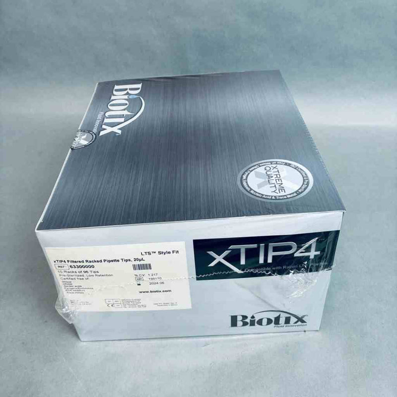 Biotix xTIP4 Pipette Tips Filtered Micro Volume 20 ul Case of 40 Racks Pipets & Pipette Tips Biotix
